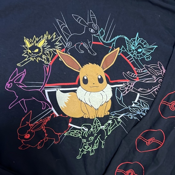 Pokémon Long sleeve shirt size 3XL Graphic on Front and Sleeve - Picture 6 of 6